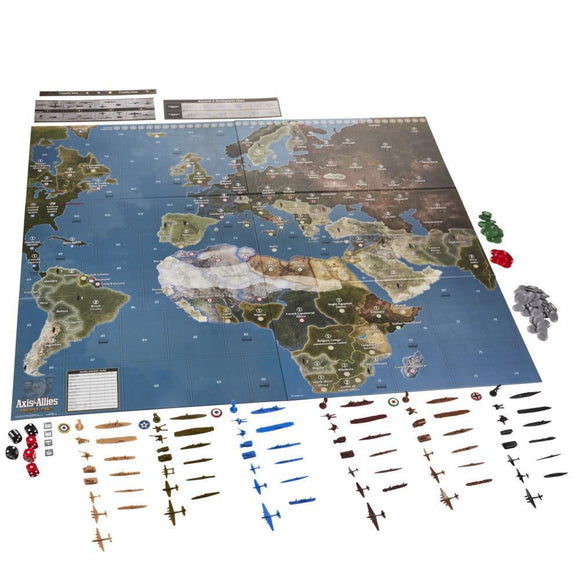 Avalon Hill Axis & Allies Europe 1940 Second Edition WWII Strategy Board Game, Ages 12 and Up, 2-6 Players