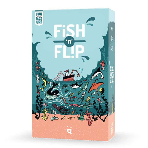 Fish 'N' Flip Ocean Themed Cooperative Strategy Card Game