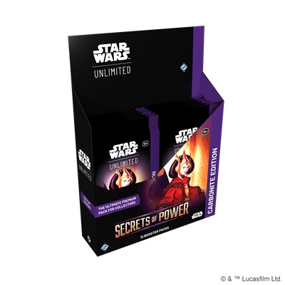 [PRE-ORDER] Star Wars: Unlimited - Secrets Of Power Carbonite Booster: Booster Display (Expected Release 11/07/25)