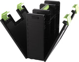 GAMEGENIC: GAME CASTLE CASE: BLACK AND GREEN
