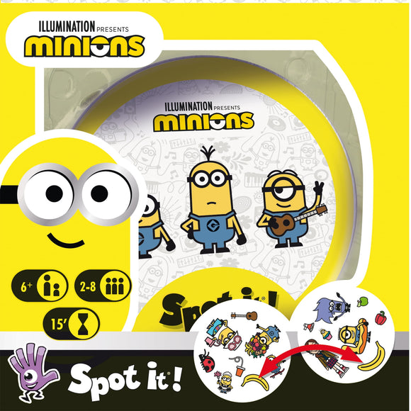 Spot It: Minions Family Card Game for Ages 6 and up, from Asmodee