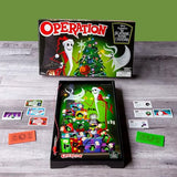 Operation: Disney the Nightmare Before Christmas Board Game, Featuring Jack Skellington & Zero, Classic Tactile Collectible Family Game for Halloween