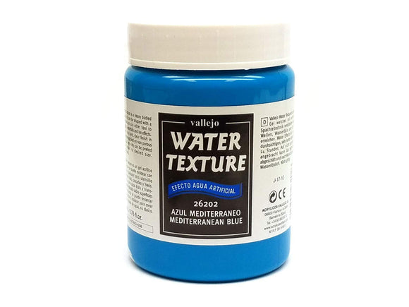 Vallejo - Diorama FX Water Textures | Mediterranean Blue 200 ml (6.76 fl.oz.)