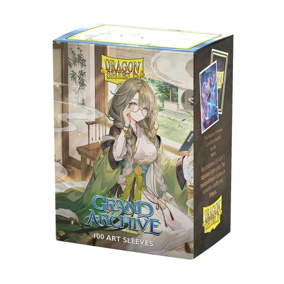 Dragon Shield: Grand Archive - Kongming, Wayward Maven - Matte Art Sleeves - Standard Size