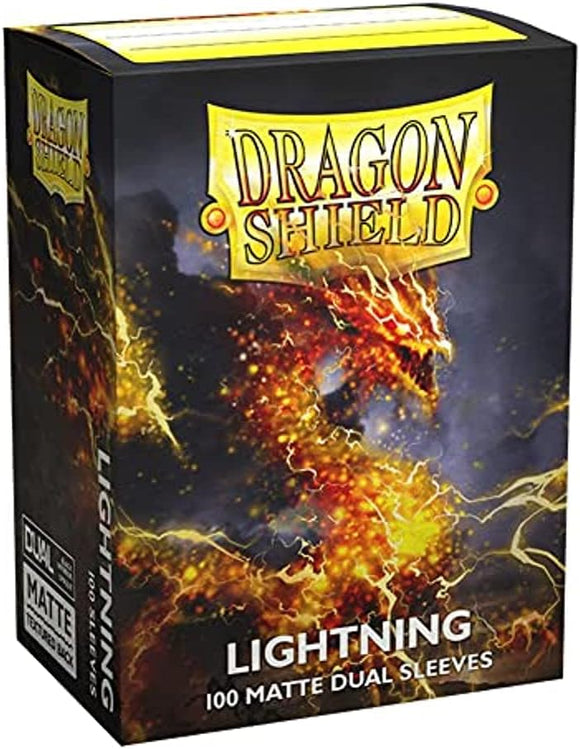 Dragon Shield Dual Sleeves: Matte Lightning (Box Of 100)