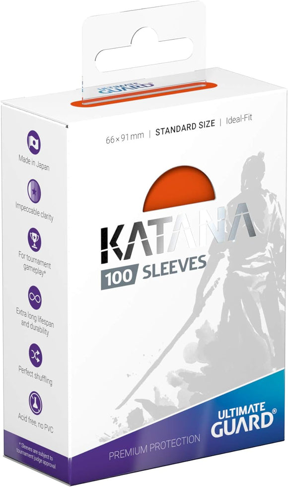 Ultimate Guard: Katana Sleeves, Standard Size -Orange (100)