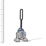 Lego Star Wars Silicone Luggage Tag - R2-D2 (52234) writable Surface on Back for ID Identification, Measures 6.5 inches Long, for Travel, Suitcase, Backpack