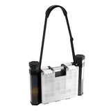 Gamegenic Game Castle Tube Holder - Playmat Tube Carrying Attachment, Includes 1 Playmat Tube, Fits Up to 2 Playmats, Detachable & Travel-Ready Accessory, Black Color