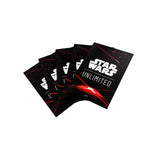 Star Wars Unlimited Red Art Sleeves - Officially Licensed Pack of 60 Art Sleeves and 1 Clear Sleeve, Optimized Size for Star Wars Unlimited and Other TCG and LCG Games, Made by Gamegenic