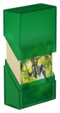 Ultimate Guard Boulder 40+ Classic, Deck Case for 40 Double-Sleeved TCG Cards, Emerald, Secure & Durable Storage for Trading Card Games, Soft-Touch Finish