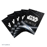 Star Wars Unlimited Black Art Sleeves - Officially Licensed Pack of 60 Art Sleeves and 1 Clear Sleeve, Optimized Size for Star Wars Unlimited and Other TCG and LCG Games, Made by Gamegenic