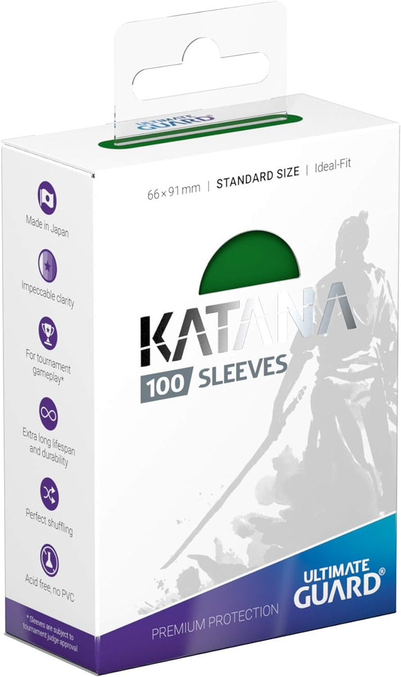 Ultimate Guard: Katana Sleeves, Standard Size -Green (100)