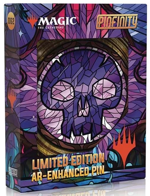 Magic: The Gathering - Stained Glass Swamp AR Pin