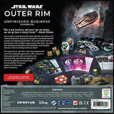 Asmodee Star Wars: Outer Rim - Unfinished Business Expansion - Strategy Game, Adventure Game for Kids & Adults, Ages 14+, 1-4 Players, 3-4 Hour Playtime