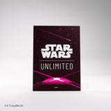 Star Wars Unlimited Magenta Art Sleeves - Officially Licensed Pack of 60 Art Sleeves and 1 Clear Sleeve, Optimized Size for Star Wars Unlimited and Other TCG and LCG Games, Made by Gamegenic