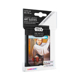 Star Wars Unlimited OBI-Wan Kenobi Art Sleeves - Officially Licensed Pack of 60 Art Sleeves and 1 Clear Sleeve, Optimized Size for Star Wars Unlimited and Other TCG and LCG Games, Made by Gamegenic