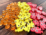 Stonemaier Games: Finspan Upgrade Pack | Squishy Eggs and Wooden Fish Tokens | 40 Young Tokens, 20 School Tokens, and 50 Squishy Egg Tokens (TPR Plastic) - Add to Finspan