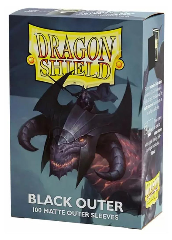 Dragon Shield: Black - Matte Outer Sleeves - Standard Size