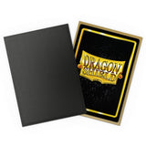 Dragon Shield | Matte Dual Standard Size Card Sleeves | 100ct - Smooth & Tough Premium TCG Sleeves - Compatible with Pokemon, One Piece, and Magic: The Gathering | Black & Gold