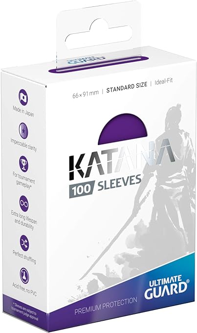 Ultimate Guard: Katana Sleeves, Standard Size -Purple (100)