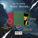 Dragon Shield Matte Sleeves Standard Size- Blood Red - 100 Sleeves
