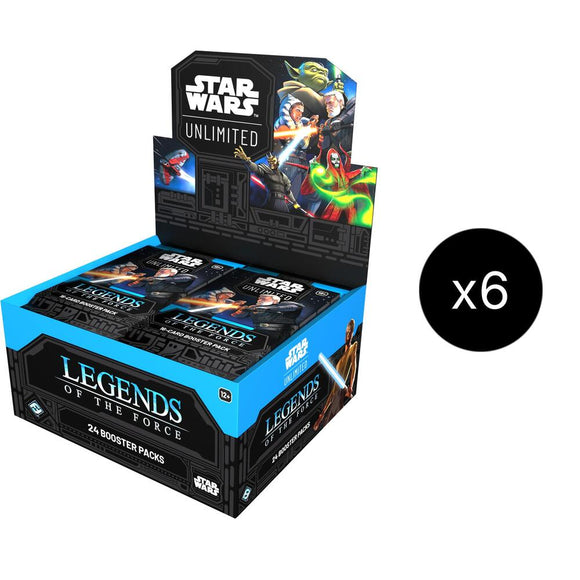 [PRE-ORDER] Star Wars: Unlimited TCG Legends of The Force Booster CASE - Ships by July 11