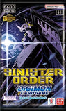 [PRE-ORDER] DIGIMON CARD GAME: EXTRA BOOSTER: SINISTER ORDER (EX10) (24CT) (Expected Release 09/29/25)