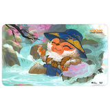 Riftbound: League of Legends - Playmat: Teemo -TCG Spiritforged Spirit Blossom, 24x14, Neoprene, Character Art, Tabletop Trading Card Game Accessory