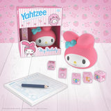 Yahtzee: My Melody Dice Game, Collectible Hello Kitty & Friends Dice Cup Featuring Adorable Artwork, Classic Game Based on Hello Kitty & Friends Favorite, Officially Licensed Sanrio Game & Merchandise