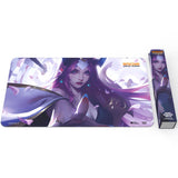Riftbound: League of Legends - Playmat: Irelia -TCG Spiritforged Spirit Blossom, 24x14, Neoprene, Character Art, Tabletop Trading Card Game Accessory