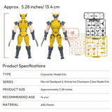Marvel Blokees: 5.3-inch Champion Class Model Kit- CC05 Infinity SAGA Wolverine
