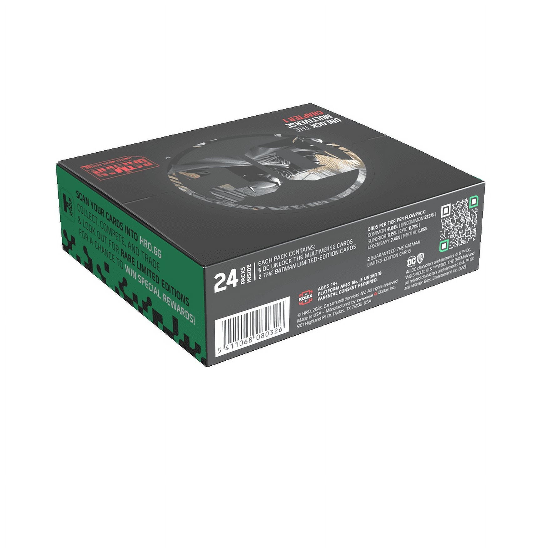 Hro DC Chapter 1: The Batman (24-packs) Hybrid NFT | 5411068080326 Spieda Games Hro DC Chapter 1: The Batman (24-packs) Hybrid NFT | 5411068080326 Spieda Games