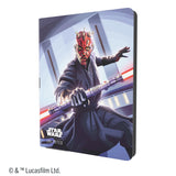 Star Wars: Unlimited Casual Album 18-Pocket - Holds 360 Double-Sleeved Cards, Side-Loading Pockets & Elastic Strap, Officially Licensed Accessory, Qui-Gon Jinn Design, Made by Gamegenic