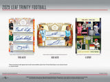 2025 Leaf Trinity Football Hobby Box