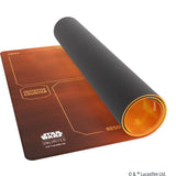 Star Wars Unlimited Fett's Firespray Game MAT - Officially Licensed, Full-Color Printed, Playmat, Slip-Resistant 24" by 14" Rubber Mat, Compatible with TCGs & LCGs, Made by Gamegenic
