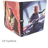 Star Wars: Unlimited Casual Album 18-Pocket - Holds 360 Double-Sleeved Cards, Side-Loading Pockets & Elastic Strap, Officially Licensed Accessory, Qui-Gon Jinn Design, Made by Gamegenic