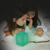 Lego 1x1 Brick Silicone Night Light - Green, 3" x 3" x 4.5", Ages 6+ (LP40) Portable Flexible Night Light for Kids Teens Bedroom Gaming Room Home Decor