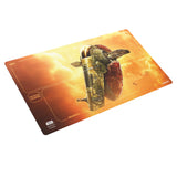 Star Wars Unlimited Fett's Firespray Game MAT - Officially Licensed, Full-Color Printed, Playmat, Slip-Resistant 24" by 14" Rubber Mat, Compatible with TCGs & LCGs, Made by Gamegenic
