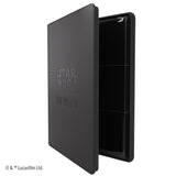 Star Wars Unlimited Zip-Up Album 18-Pocket - Officially Licensed Card Organizer for 360 Double-Sleeved Cards, Hexafyber Surface & Zipper Closure, Black Color, Made by Gamegenic