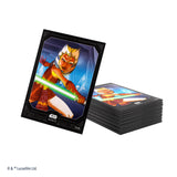 Star Wars Unlimited Ahsoka Tano Art Sleeves - Officially Licensed Pack of 60 Art Sleeves and 1 Clear Sleeve, Optimized Size for Star Wars Unlimited and Other TCG and LCG Games, Made by Gamegenic