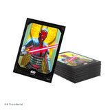 Star Wars Unlimited Darth Maul Art Sleeves - Officially Licensed Pack of 60 Art Sleeves and 1 Clear Sleeve, Optimized Size for Star Wars Unlimited and Other TCG and LCG Games, Made by Gamegenic