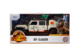 Jurassic World Dominion 1:32 Jeep Gladiator Die-Cast Car, Toys for Kids and Adults