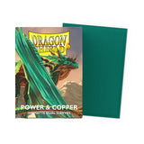 Dragon Shield | Matte Dual Standard Size Card Sleeves | 100ct - Smooth & Tough Premium TCG Sleeves - Compatible with Pokemon, One Piece, and Magic: The Gathering | Power & Copper