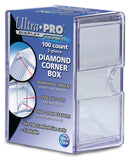 Ultra PRO Diamond Corners 100 Count Clear Card Storage Box (SF100D)