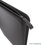 Star Wars Unlimited Zip-Up Album 18-Pocket - Officially Licensed Card Organizer for 360 Double-Sleeved Cards, Hexafyber Surface & Zipper Closure, Black Color, Made by Gamegenic