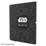 Star Wars: Unlimited Casual Album 18-Pocket - Holds 360 Double-Sleeved Cards, Side-Loading Pockets & Elastic Strap, Officially Licensed Accessory, Unlimited Pattern Design, Made by Gamegenic