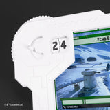 Star Wars Unlimited Damage PAD - Officially Licensed Acrylic Tracker for Base Card Damage, Tracks 0-49 Points, No Dice Needed! Designed for The Star Wars Unlimited TCG, White Color, Made by Gamegenic
