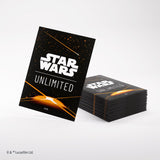Star Wars Unlimited Orange Art Sleeves - Officially Licensed Pack of 60 Art Sleeves and 1 Clear Sleeve, Optimized Size for Star Wars Unlimited and Other TCG and LCG Games, Made by Gamegenic