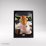 Star Wars Unlimited Admiral Ackbar Art Sleeves - Officially Licensed Pack of 60 Art Sleeves and 1 Clear Sleeve, Optimized Size for Star Wars Unlimited and Other TCG and LCG Games, Made by Gamegenic
