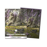 Dragon Shield | Matte Dual Art Sleeves | 100 CT - Smooth & Tough Premium TCG Sleeves | Compatible with Magic: The Gathering | Landfall Series – Verdant Catacomb